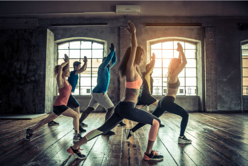 yoga class